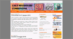 Desktop Screenshot of laicicomboniani.it